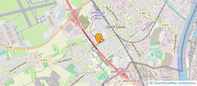 localisation de l'entreprise DESIGN AND BUILD IT  SAINT-LOUIS