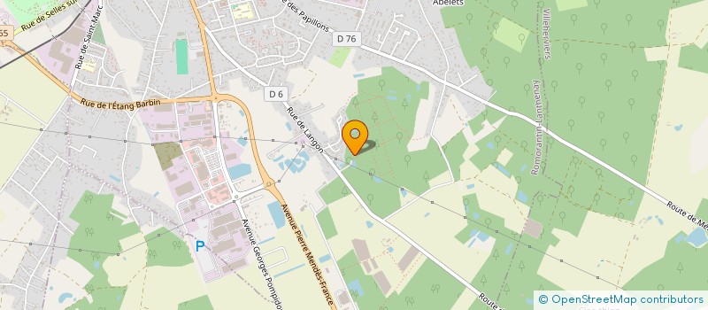 localisation de l'entreprise DESIGN ARCHITECTURE  ROMORANTIN-LANTHENAY