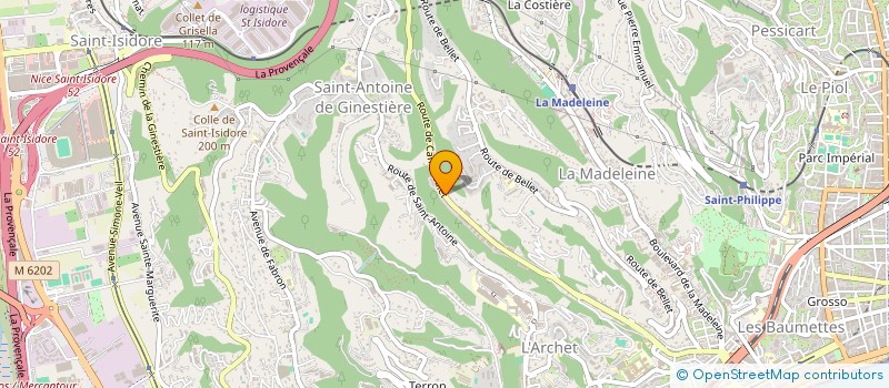 localisation de l'entreprise DESIGN AU POINT à NICE
