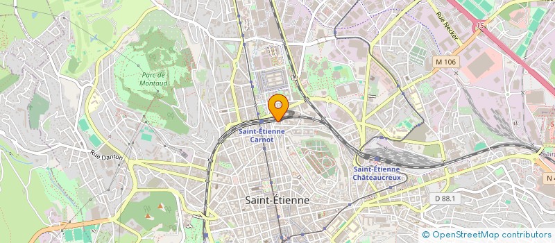 localisation de l'entreprise DESIGN'AUTO à SAINT-ETIENNE