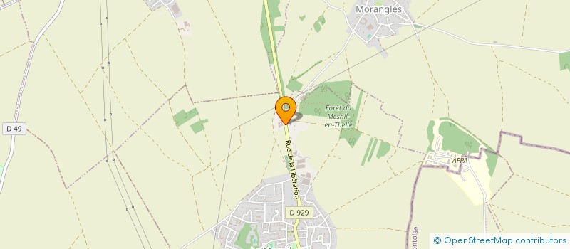 localisation de l'entreprise DESIGN AUTO  LE MESNIL-EN-THELLE