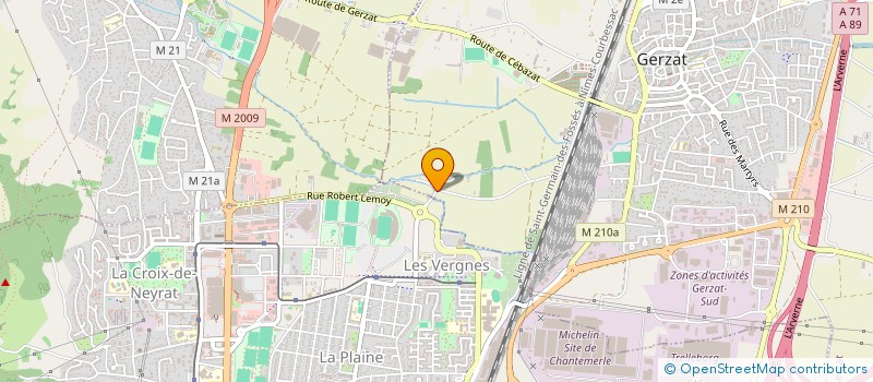 localisation de l'entreprise DESIGN AUTOMOTIV  GERZAT