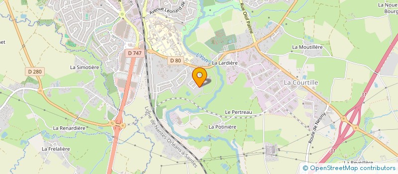 localisation de l'entreprise DESIGN & BAINS RENOV'  LA ROCHE-SUR-YON
