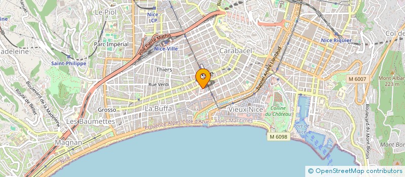 localisation de l'entreprise DESIGN BAT  NICE