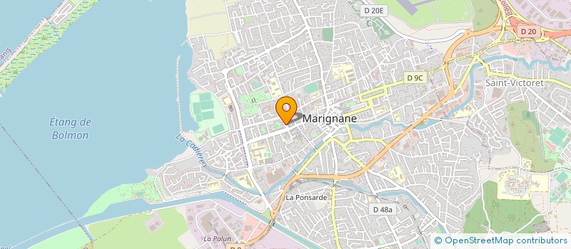 localisation de l'entreprise DESIGN'BATI à MARIGNANE