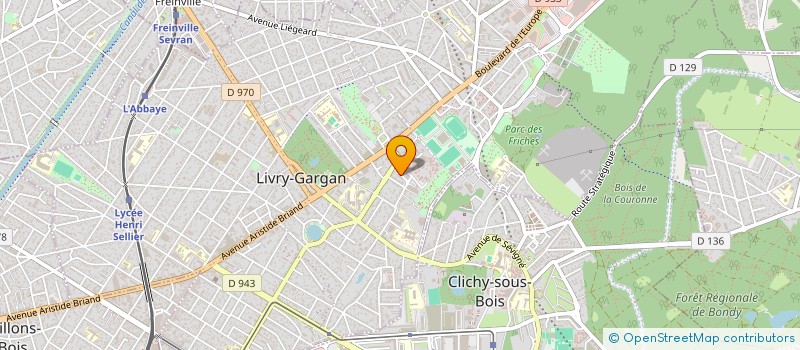 localisation de l'entreprise DESIGN BATIMENT  LIVRY-GARGAN