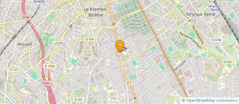 localisation de l'entreprise DESIGN BATIMENT DISTRIBUTION  VILLEJUIF