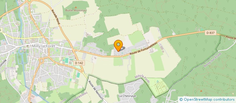 localisation de l'entreprise DESIGN & BIEN-ETRE  MILLY-LA-FORET