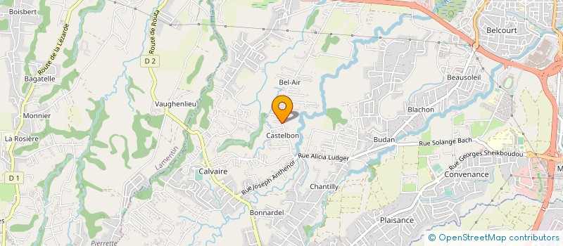 localisation de l'entreprise DESIGN BOIS&CONCEPT  BAIE-MAHAULT