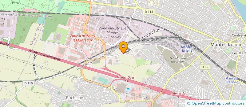 localisation de l'entreprise DESIGN BTP à BUCHELAY