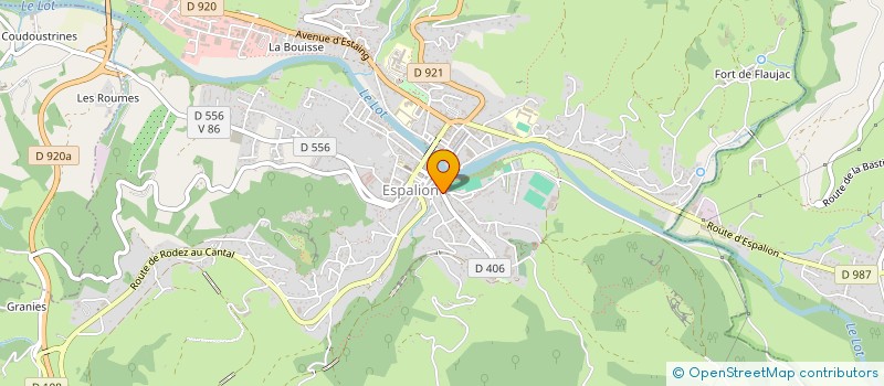 localisation de l'entreprise DESIGN BY DIZO  ESPALION