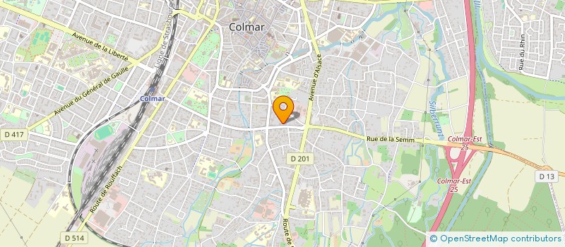 localisation de l'entreprise DESIGN BY MG  COLMAR