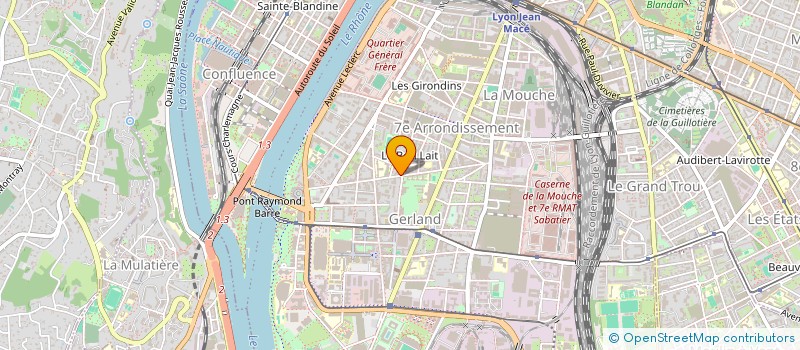 localisation de l'entreprise DESIGN CARRELAGE  LYON