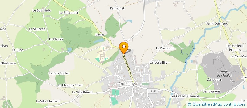 localisation de l'entreprise DESIGN CARRELAGE à QUESSOY