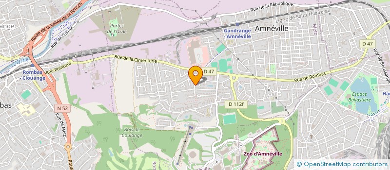 localisation de l'entreprise DESIGN CARRELAGES à AMNEVILLE