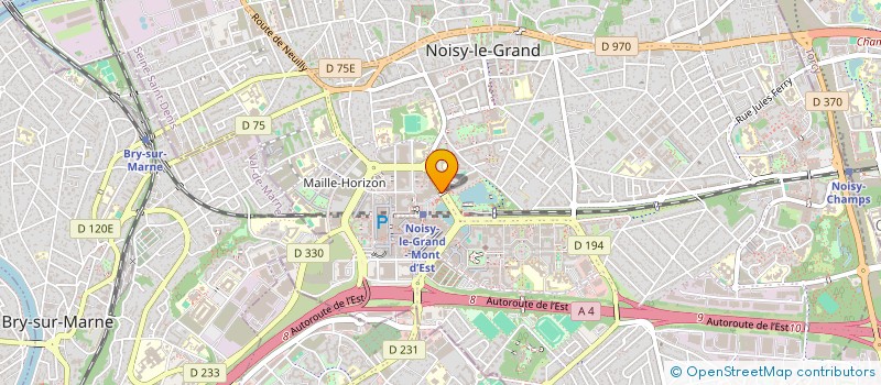 localisation de l'entreprise DESIGN CLOP à NOISY-LE-GRAND