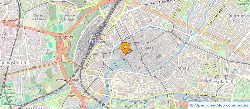 localisation de l'entreprise DESIGN COIFF à STRASBOURG
