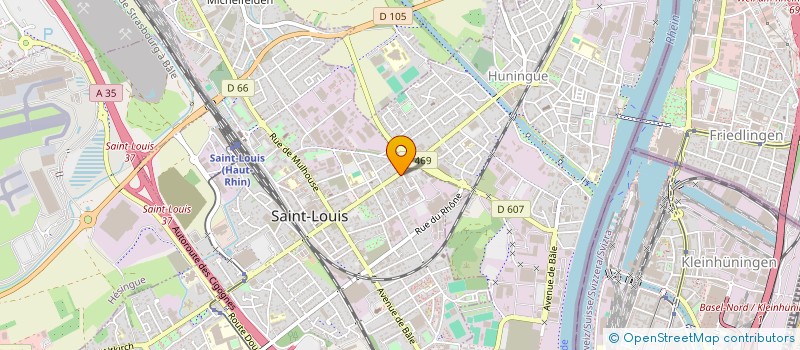 localisation de l'entreprise DESIGN COIFF à SAINT-LOUIS