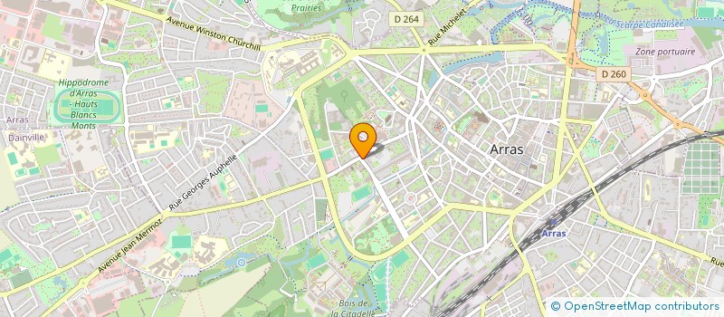 localisation de l'entreprise DESIGN'COIFFURE à ARRAS