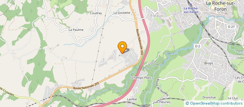 localisation de l'entreprise DESIGN COIFFURE AMANCY  ETAUX