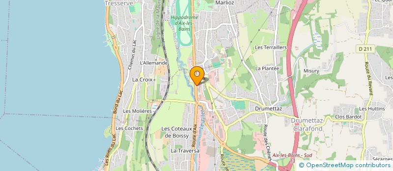 localisation de l'entreprise DESIGN'COIFFURE DRUMETTAZ  DRUMETTAZ-CLARAFOND