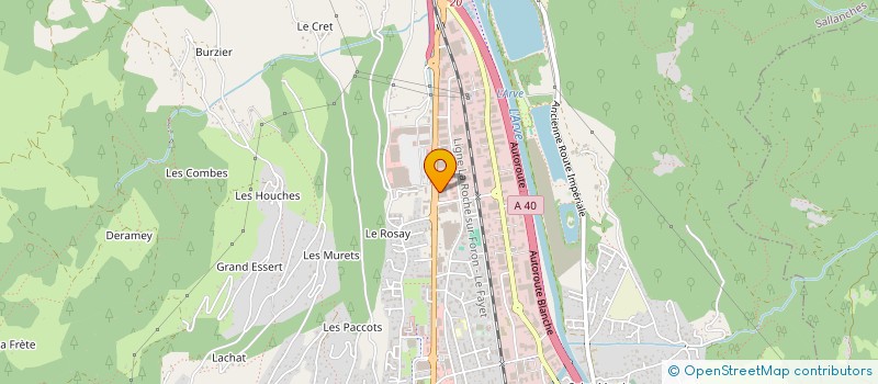 localisation de l'entreprise DESIGN'COIFFURE SALLANCHES  SALLANCHES