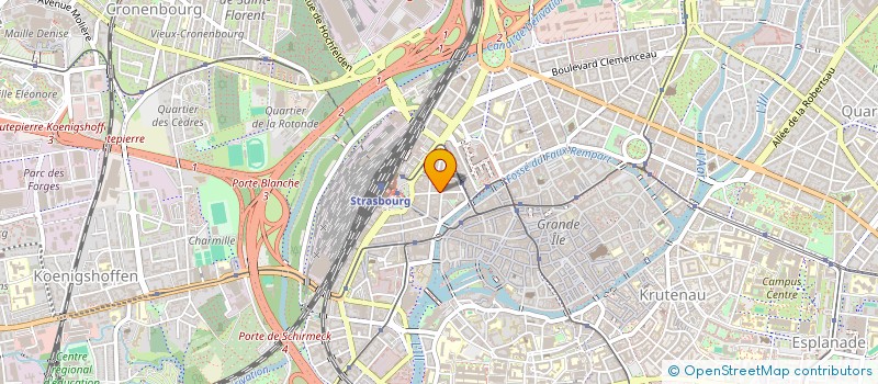 localisation de l'entreprise DESIGN CONCEPT à STRASBOURG