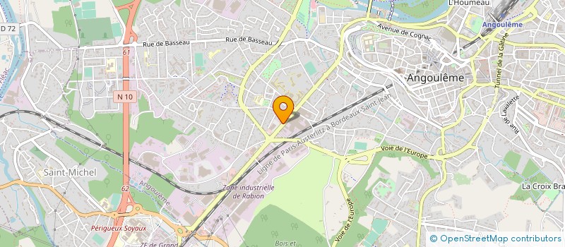 localisation de l'entreprise DESIGN CONCEPT à ANGOULEME