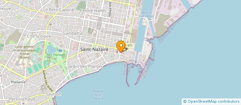 localisation de l'entreprise DESIGN CONCEPT HABITAT à SAINT-NAZAIRE