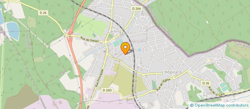 localisation de l'entreprise DESIGN CONCEPT PAYSAGE  L'HOPITAL