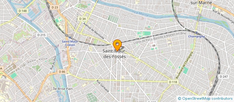 localisation de l'entreprise DESIGN CONSTRUCTION M.C à SAINT-MAUR-DES-FOSSES