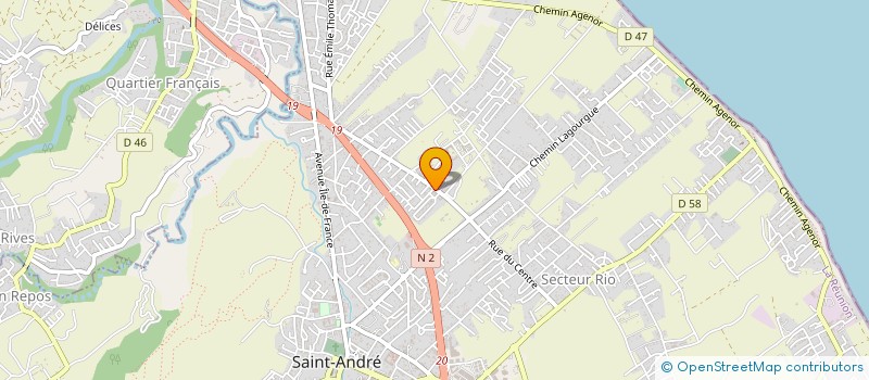 localisation de l'entreprise DESIGN & CONSTRUCTIONS MP à SAINT-ANDRE