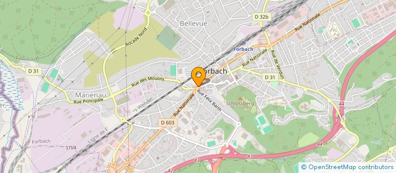 localisation de l'entreprise DESIGN CONSULTING PROJECT à FORBACH