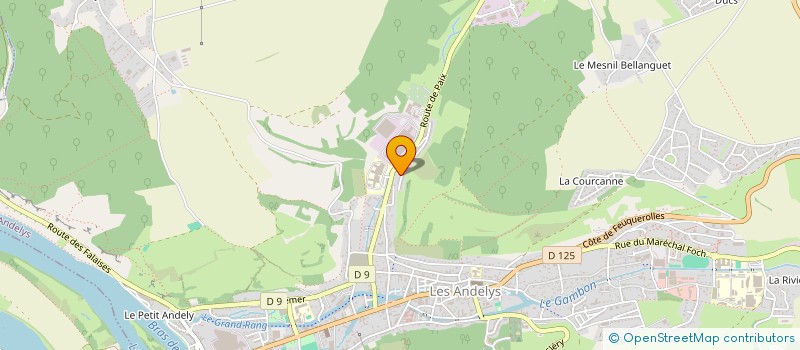 localisation de l'entreprise DESIGN CORPORATION FRANCE  LES ANDELYS