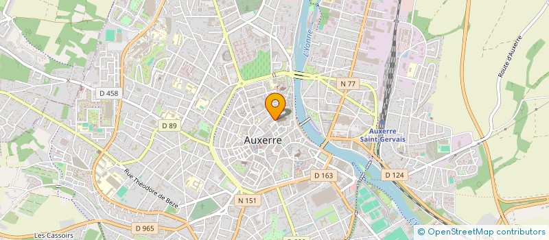 localisation de l'entreprise DESIGN CREASHOP à AUXERRE