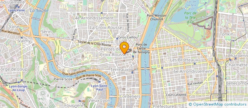 localisation de l'entreprise DESIGN CREATION à LYON