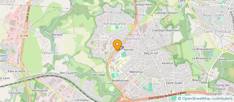 localisation de l'entreprise DESIGN CUISINES à VANNES