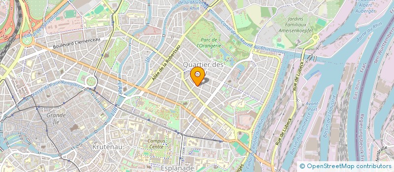 localisation de l'entreprise DESIGN D'ESPACE CONSEIL à STRASBOURG