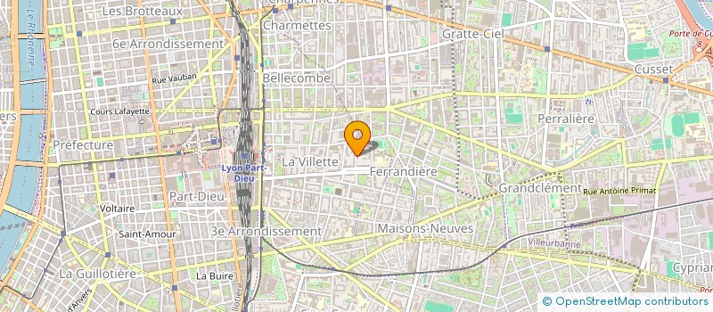 localisation de l'entreprise DESIGN D'INTERIEUR  LYON