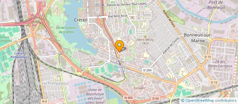 localisation de l'entreprise DESIGN DECO CREATION  CRETEIL