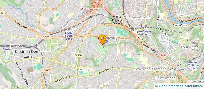 localisation de l'entreprise DESIGN DECORATION LUXE DE BATIMENT  SAINT-QUENTIN-FALLAVIER