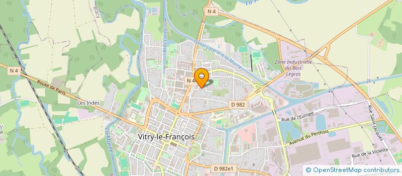 localisation de l'entreprise DESIGN DENTAIRE à VITRY-LE-FRANCOIS