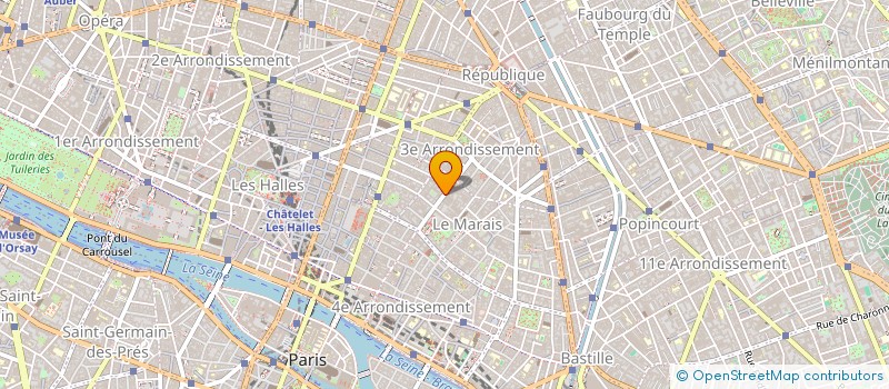 localisation de l'entreprise DESIGN DEVELOPEMENT  PARIS