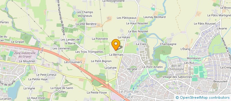 localisation de l'entreprise DESIGN DEVELOPPEMENT  PACE