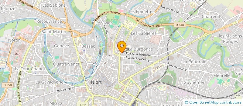 localisation de l'entreprise DESIGN ' ENDUIT à NIORT