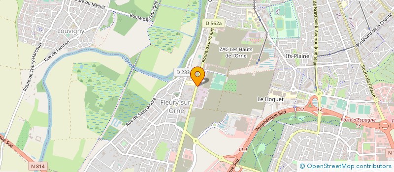 localisation de l'entreprise DESIGN ENERGIE à FLEURY-SUR-ORNE