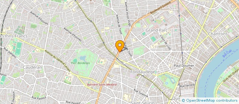localisation de l'entreprise DESIGN EQUIPEMENT DE LA CUISINE à BORDEAUX