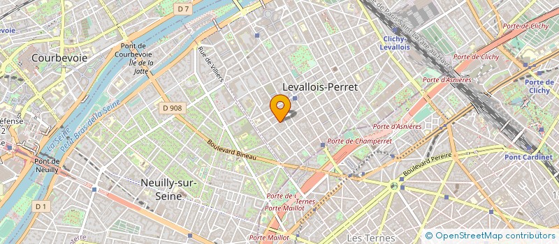 localisation de l'entreprise DESIGN ET GESTION à LEVALLOIS-PERRET