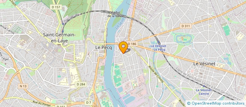 localisation de l'entreprise DESIGN EXPO + EUROPE à LE PECQ