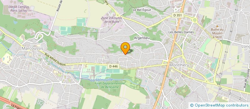 localisation de l'entreprise DESIGN EXTERIEUR BOIS à MONTLHERY